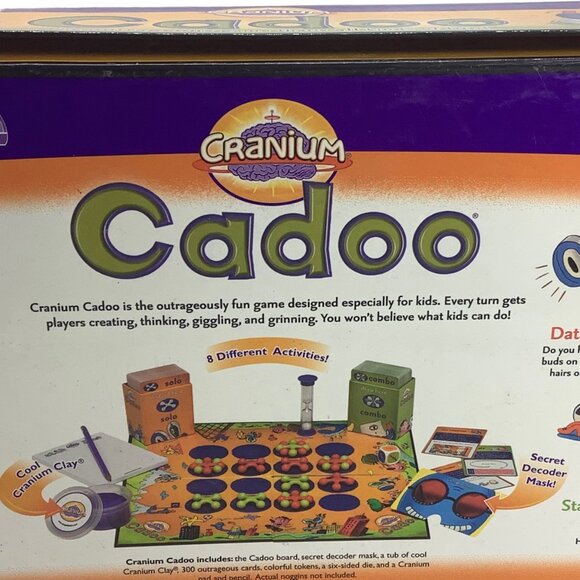 Cranium Cadoo The Outrageous Game That's All Kinds of Fun! Family Board Game - Picture 7 of 8